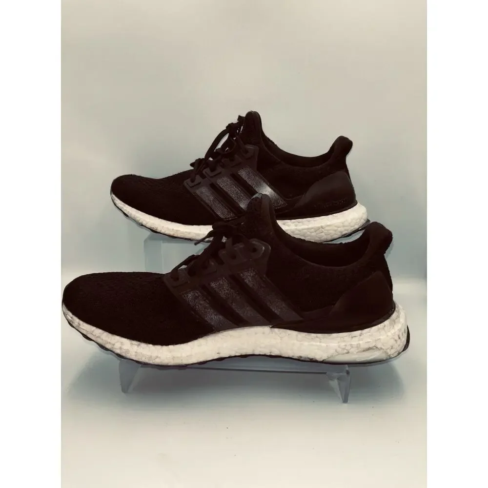 Men 11.5 Adidas Ultra Boost Running Shoes Black YYJ606004 Torsion System Black
